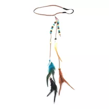 Chica / Mujer Hippie Boho Diadema De De Plumas Hippie Tribal