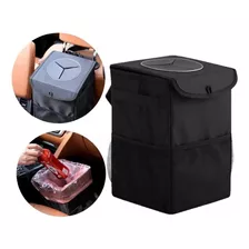 Tacho De Basura Plegable Para Auto Bolso Organizador 2 En 1