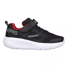 Tenis Skechers Niño Go Run Elevate 403982lx Negro-rojo