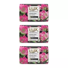 Lux Botanicals Flor De Lotus Sab Glicerina 85g (kit C/03)