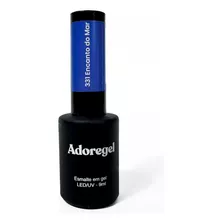 Adoregel Esmalte Em Gel Led/uv 9ml Cor Azul-azul Claro