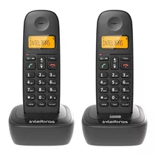  Telefone Sem Fio Intelbras Ts 2512 + Ramal Adicional Preto