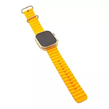 Relógio Smartwatch W68 Ultra Serie 8 Nfc Watchfaces Dinâmica Cor Da Pulseira Laranja Cor Da Caixa Preto