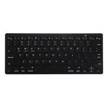 Teclado Android Pc Sem Fio Bluetooth Keyboard - Preto