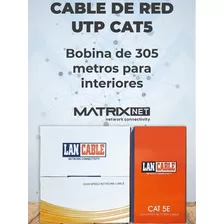 Cable De Red Utp Cat5e Bobina De 305mt