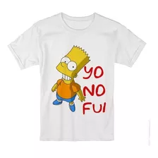 Remera Los Simpsons Bart Día Niño