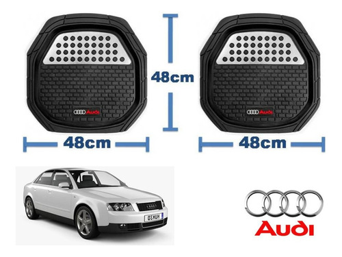 Tapetes 4 Piezas Charola 3d Logo Audi A3 R4 S4 1998 A 2004 Foto 5