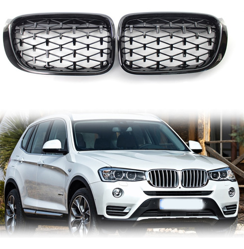 Rejillas De Rin De Diamante Para Bmw F26 X4 F25 Lci X3 Foto 5