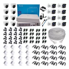 Cctv Kit Hilook 1080 Dvr 16 Canales + 16 Cámaras 720 Hd