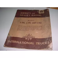Manual Original Pickup International 50 51 52 L-110 L110