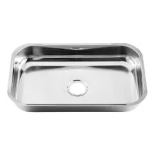 Cuba Inox N2 56x33x11 Aço Inox 430 Polida Brilho Rasa