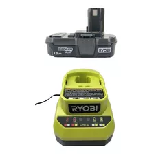 Ryobi Cargador Y Batería 18v Para Taladro Impacto Sierra 