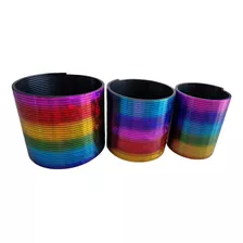 Resorte Magico Arcoiris Set X3 Tamaños