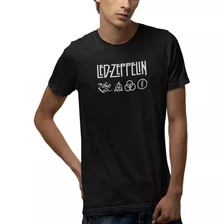 Camiseta Led Zeppelin Rock In Rio 40anos Camiseta Banda Rock