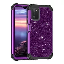 Funda Para Galaxy Ao3 S Shiny Purple/black 