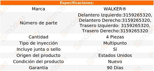 Kit 4 Inyectores De Combustible Mazda Cx-7 2.5l 4 Cil 10/12 Foto 2