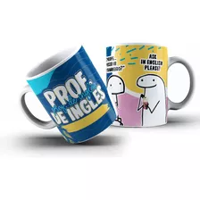 Caneca 325ml Porcelana Profissão Flork!