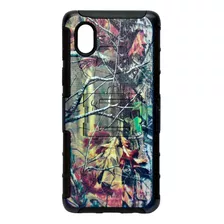 Funda Uso Rudo Moss Camuflage 3 En 1 Para Samsung A01 Core