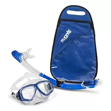 Prodive Premium Dry Top Snorkel Set - Máscara De Buceo De Vi