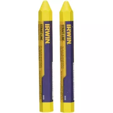 Herramientas Straitline Lumber Crayons, Amarillo, 2pack...