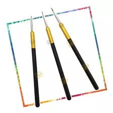 Set Pinceles Liner Super Finos Acuarela Oleo Acrilico Arte