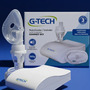 Inalador Nebulizador Gtech Bivolt Infantil Adulto Silencioso Branco 127/220v