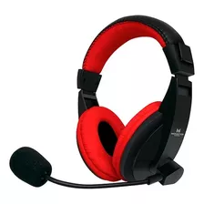 Audifonos Con Microfono Monster Games Gamers 550rd Rojo