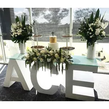 Alquiler De Mesa Personalizadas Con Letras 3d - Nombres 