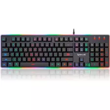 Teclado Gamer Redragon Dyaus K509 Rgb Negro