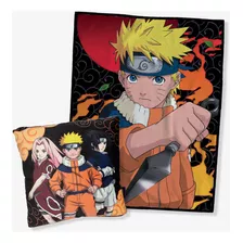 Kit Almofada Com Manta Naruto Naruto