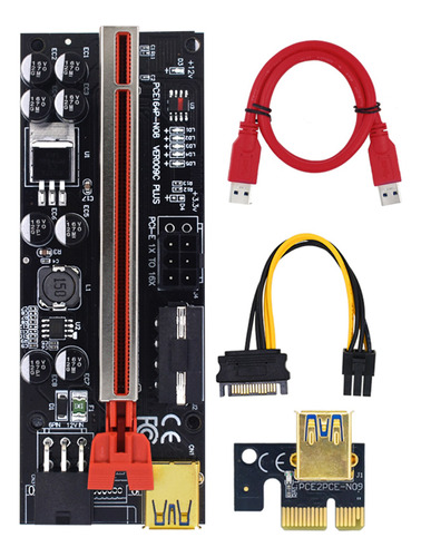 Riser 009c Pci-e Pcie Riser Para Tarjeta De Video Pci Expres Foto 3