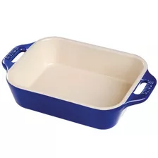 Staub 40508-594 Para Hornear, 13 X 9 , Azul Oscuro