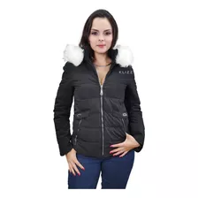 Jaqueta Feminina Klizz Blusa Casaco Inverno Capuz Felpudo