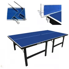 Mesa De Ping Pong Klopf 1013 Olimpic Mdp Cor Azul+kitrede