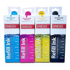 Pack 4 Colores Tinta T544 Para Epson Ecotank L3110 L3150