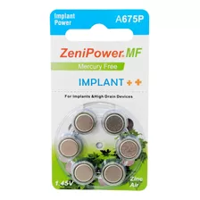 Zenipower A675p Zero Mercury - Pilas Para Implantes (60 Unid