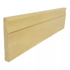 Zócalo Pino Clear 95mmx10mm Para Piso Madera, Ceramica