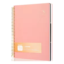 Cuaderno De Espiral Grande De 8.5 X 11 Pulgadas, Cuaderno De