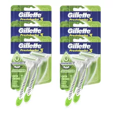 Gillette Prestobarba 3 Sensitive Comfortgel - Kit 6un