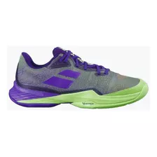 Tenis Babolat Jet Match 3 Clay Court Roxo E Verde Infantil