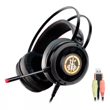 Headset Gamer K-mex Ar-50 Bope 1 Rgb Stereo U Unica Unica