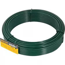 Arame P Tela Revestido Pvc 1kg Verde Bwg14 - 2,11mm Vonder 