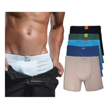 Cueca Microfibra Cores Sortidas Boxer Anatômica Short Box