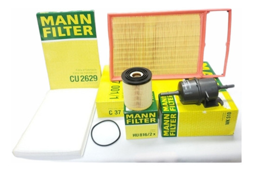 Kit Filtros Fiat Palio Adventure 1.6 14-19 Aire Aceite Cabin Foto 2