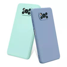 2 Fundas Protectoras De Silicona Para Xiaomi Poco X3/nfc/pro