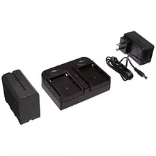 Kit De Batería De Dv Dvduals970 2 Baterías De Iones D...