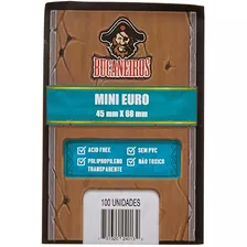 Sleeve Mini Euro (45x68) Bucaneiros Shield Jogo De Tabuleiro