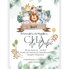 Convites Aniversário, Chá, Save The Date