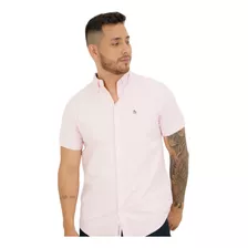 Camisa Penguin Hombre Hot Coral Ocws3001op