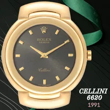 Rolex Cellini Yellow Gold 6620 Año 1991 Dama Quartz 